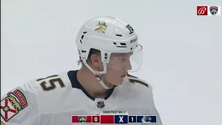 Lundell, Barkov shootout goals @ Vancouver