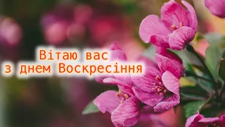 Християнське привітання з Пасхою. Прекрасне вітання з Воскресінням Ісуса Христа.Вітання з Великоднем