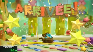 [WR] Speedrun Yoshi's Crafted World (Rough Rolling/Front Side/Any%) [56.58]