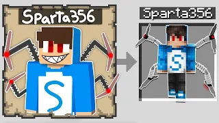 ¡Minecraft PERO CONSIGO TODOS lo que DIBUJO!!!😍✏️😱 MINECRAFT ROLEPLAY SPARTA356 RAPTOR