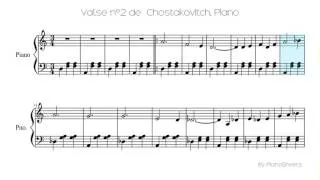 Valse n°2 de  Chostakovitch [Piano Solo]