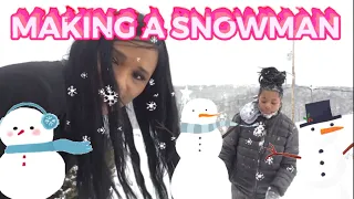 Making Our  Cute Christmas Snowman | Vlogmas Day 17