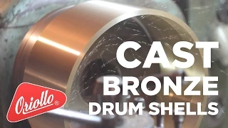 Cast Bronze Drum Shells - Oriollo - How it's made snare drum