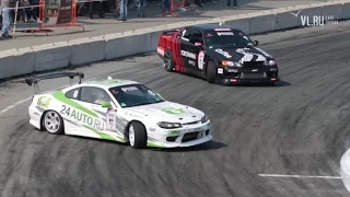 VL.ru Дмитрий Ермохин (Nissan Silvia S15, № 8, Красноярск) Макар Черныш (Toyota Chaser, № 9)