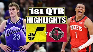 Utah Jazz vs Houston Rockets 1st QTR GAME HIGHLIGHTS | April 11 | 2024 NBA Season