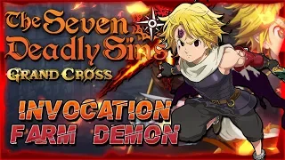 FARM DÉMON +  INVOCATION MELIODAS DÉMON - NANATSU NO TAIZAI GRAND CROSS