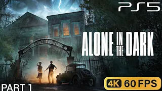 Alone in the Dark - Full Walkthrough Part 1 (PS5/4K/60FPS)