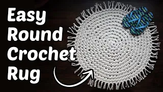 Round Crochet Rug Pattern! | Free Tutorial