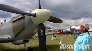 Spitfire Preflight/Walkaround Tour - EAA AirVenture Oshkosh 2018