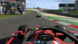 F1 2021 5 Lap Race at Portimão | Thrustmaster SF1000 Wheel Add-On Gameplay