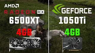 RX 6500 XT vs GTX 1050 Ti Test in 8 Games