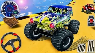 Mega Ramp Monster Trucks Racing - Monster Truck Stunt - Car Game - Android Gameplay
