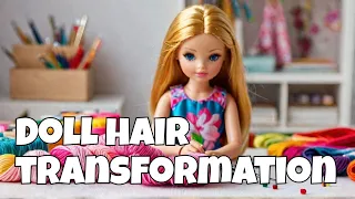 Transforming a Sindy Doll with Needle and Knots!