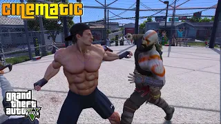 GTA 5 - Kratos God of war and UFC The Octagon Mod