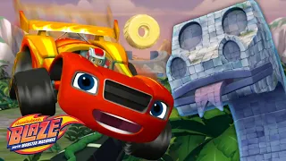 Blaze Vs. The Giant Snake! | Blaze and the Monster Machines