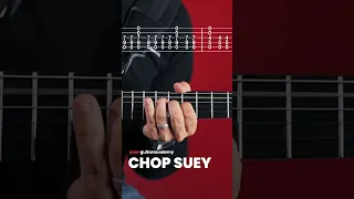 Chop Suey - System Of A Down #guitarlesson