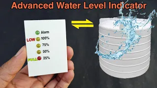 How To Make Water Level Indicator At Home | DIY Water Tank Alarm | By - Creative Shivaji