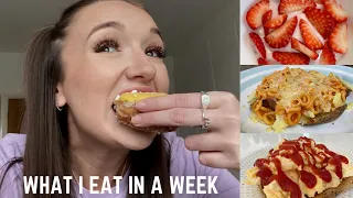 WHAT I EAT IN A WEEK