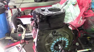 Kohler 12hp K301 engine rebuild tips also REMOVE BALANCE GEARS!!