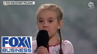 ‘Let It Go’ girl singing Ukraine’s national anthem is ‘feel good story of the year’