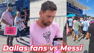 Dallas fans line up for kilometers to watch Messi play at Toyota Stadium