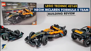 LEGO Technic 42169 NEOM McLaren Formula E Race Car detailed building review & comparison