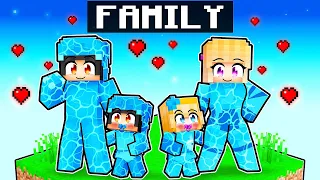 Having a ELEMENTAL FAMILY in Minecraft With Crazy Popular Fan Girl!