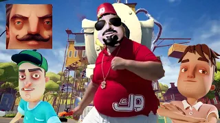 Hello Neighbor - My New Neighbor Big skrr skibidi dop dop boy Act 3 Gameplay Walkthrough