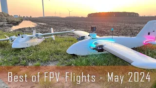 Best of  FPV Flights - May 24 - (Flybot Fluxx, Mini Crosswind, GepRc Mark5, AtomicRC Killerwhale)