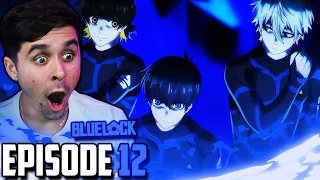 "NOW THIS IS A CRAZY TEAM" Blue Lock Episode 12 REACTION!