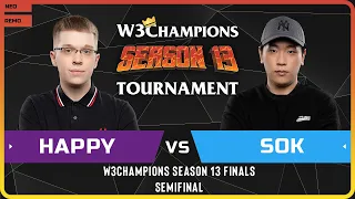 WC3 - W3Champions S13 Finals - Semifinal: [UD] Happy vs Sok [HU]