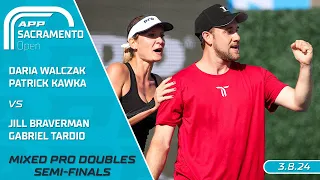 2024 APP Sacramento Open I Walczak/Kawka vs. Braverman/Tardio | Mixed Pro Doubles