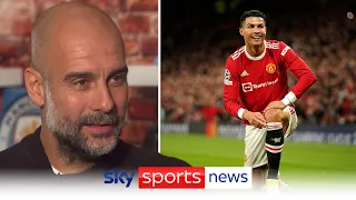 'He will be scoring goals at 75!' - Pep Guardiola on Cristiano Ronaldo ahead of the Manchester Derby