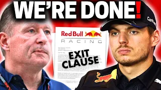 HUGE BLOW For Red Bull After Verstappen SHOCKING Statement!
