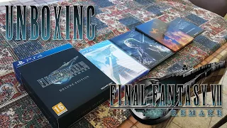 UNBOXING: FINAL FANTASY VII REMAKE - Deluxe Edition - FF7R - Steelbook Artbook & Soundtrack