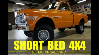 1969 CHEVROLET C10 4X4 SHORT-BED FRAME-OFF RESTORED AUTOMATIC 72 71 70 69