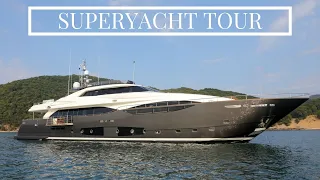 LADY DIA | 37.8M/124' Ferretti Custom Line Yacht for sale - Superyacht tour
