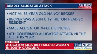 88-year-old SC woman killed by alligator