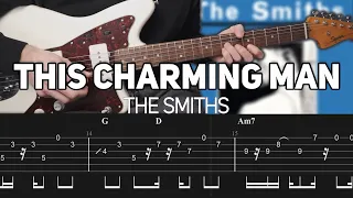 The Smiths - This Charming Man (Guitar lesson with TAB)