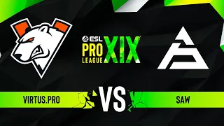 Virtus.pro vs. sAw - Map 2 [Overpass] - ESL Pro League Season 19 - Group A