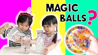 Orbeez Tricks And Experiment | Water Gel Beads Balls | Kids Experiment