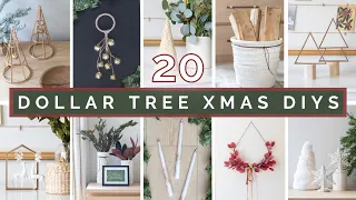 TOP 20 DIY DOLLAR TREE CHRISTMAS HOME DECOR COMPILATION 2021 | HIGH END & NOT CHEESY HOLIDAY DECOR