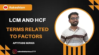 Terms Related to Factors | LCM and HCF | Placement | Telugu | Aptitude