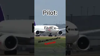 It’s FedEx not FatA** 🤬 #shorts #aviation #funny
