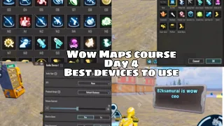 How to make wow maps in pubg mobile ? day 4 Skill ( powers),map indicator,music,shop & board device