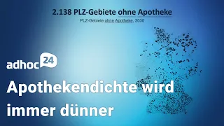 Apothekendichte: Immer dünner / Wartezeiten bei E-Rezept / DJ-Retax / Umschau-Frust wegen Lauterbach