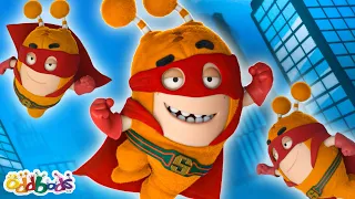 Oddbods! | Oddbod Super Heroes! 🦹| Pogo VS Slick | Best Oddbods Full Episode | Funny Cartoons