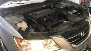 CHANGING “oil and filter” on a 2010 hyundai sonata (best tools)