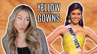 MISS UNIVERSE Top 10 BEST Yellow Gowns (2017-2021)