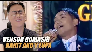 Vensor Domasig - Kahit Ako Ay Lupa [TNT Grand Finals] | SINGER REACTION